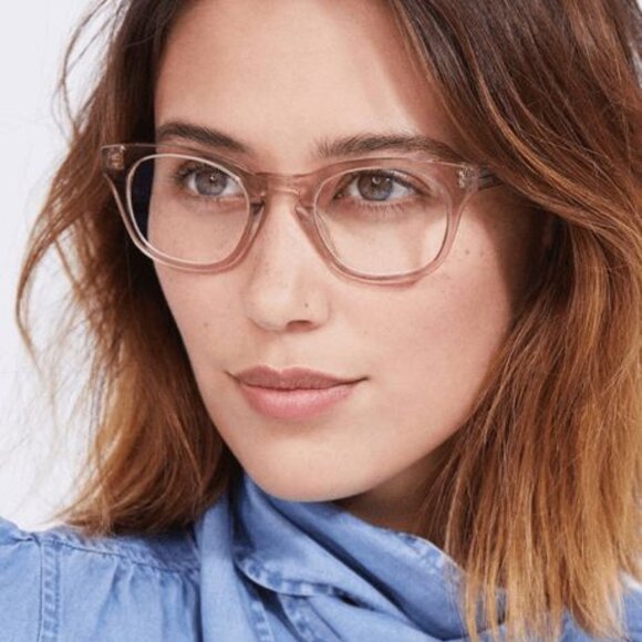 Warby Parker Caspar Frames in Rose Water - Picture 3 of 6